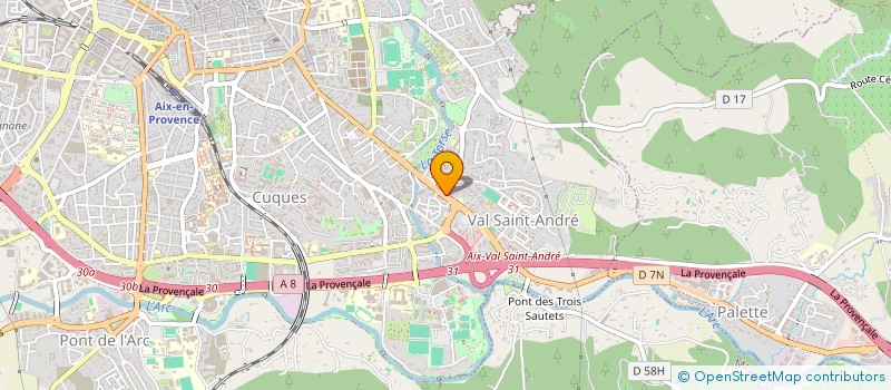 localisation de l'entreprise CONTINUUM à AIX-EN-PROVENCE