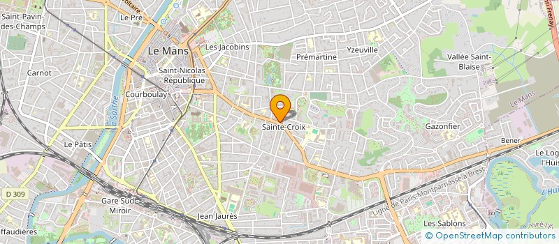 localisation de l'entreprise CONTINUUM  LE MANS