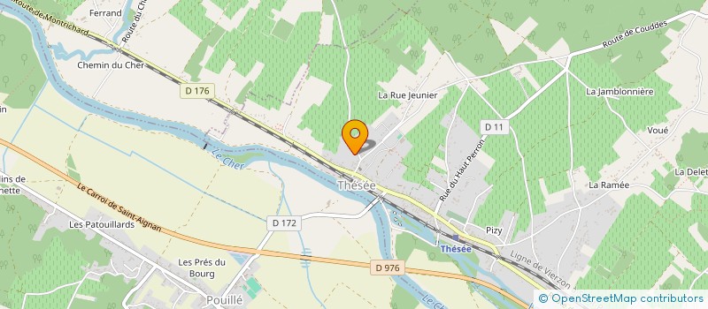 localisation de l'entreprise CONTINUUM ECONOMIQUE & CULTUREL DES TERROIRS à THESEE