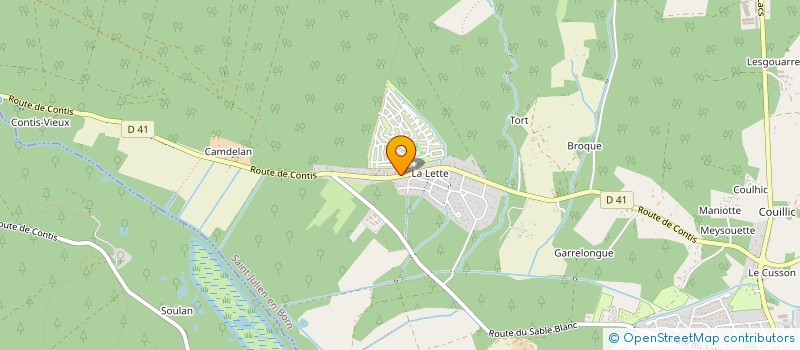 localisation de l'entreprise CONTIS 2F  SAINT-JULIEN-EN-BORN