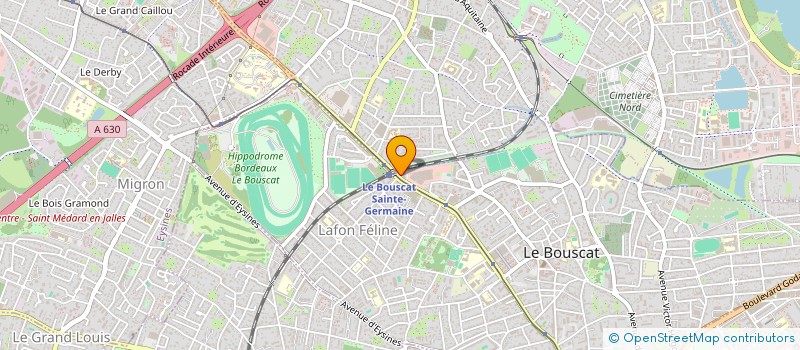 localisation de l'entreprise CONTIS  LE BOUSCAT