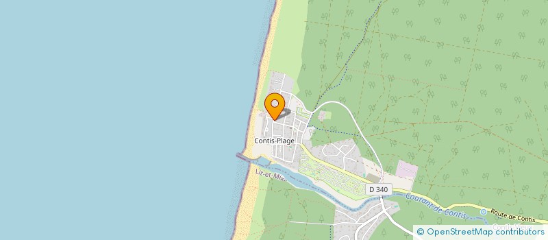 localisation de l'entreprise CONTIS, UNE DUNE A LA PAGE  SAINT-JULIEN-EN-BORN