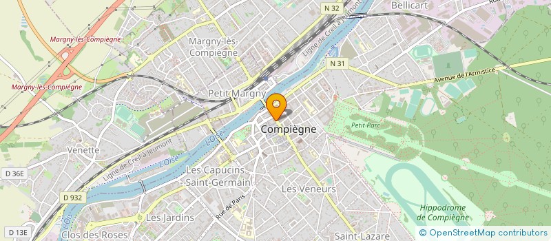 localisation de l'entreprise CONTO  COMPIEGNE