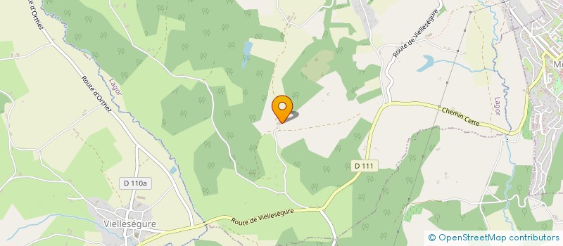 localisation de l'entreprise CONTOU-CARRERE FOURRAGES  LAGOR