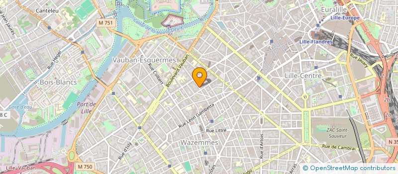 localisation de l'entreprise CONTOUR PROGRESSIF à LILLE