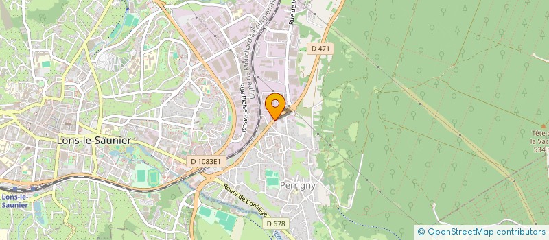 localisation de l'entreprise CONTOURS 2020  PERRIGNY