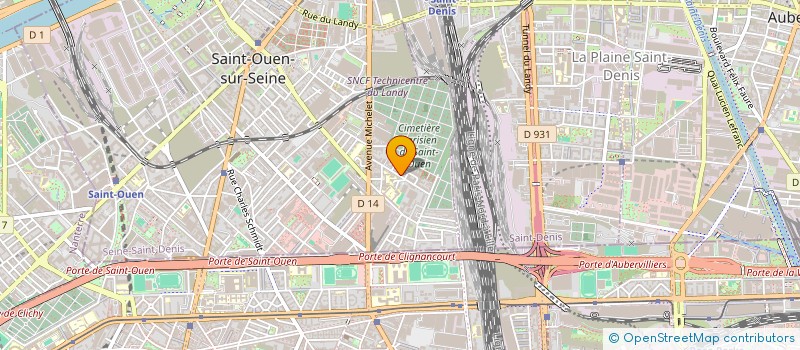 localisation de l'entreprise CONTOURS à SAINT-OUEN-SUR-SEINE