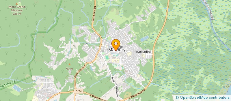 localisation de l'entreprise CONTOUT COACHING à MATOURY
