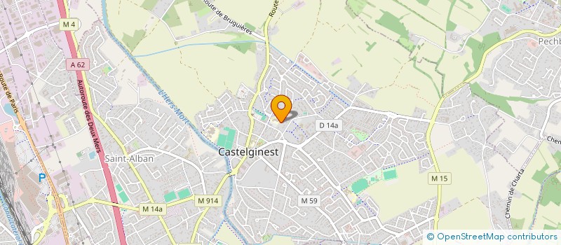 localisation de l'entreprise CONTOY  CASTELGINEST