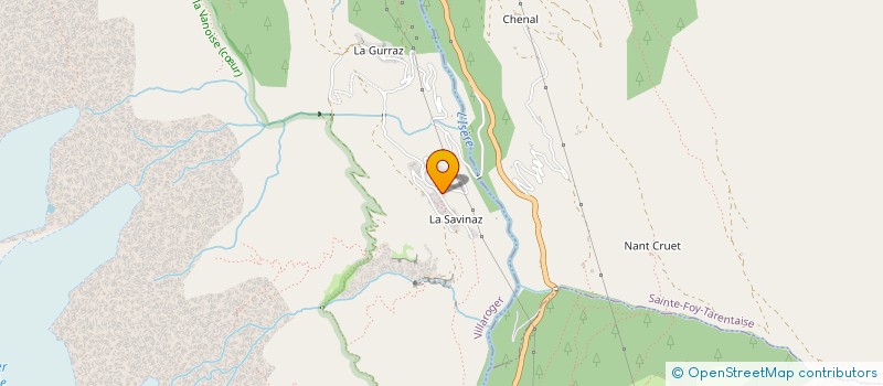 localisation de l'entreprise CONTOZ  VILLAROGER