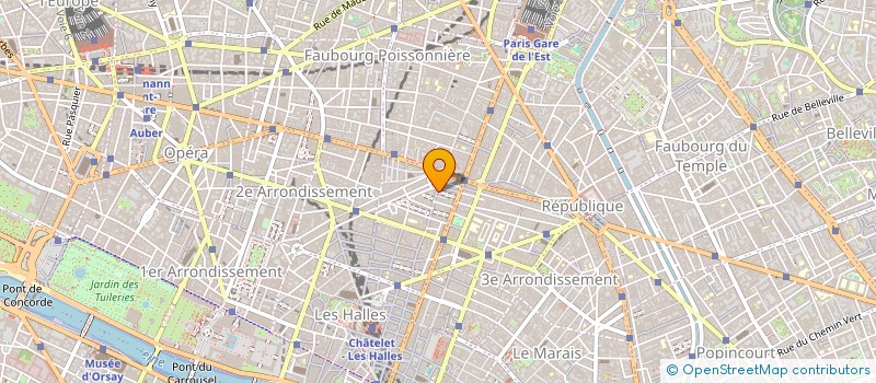 localisation de l'entreprise CONTR'MARC à PARIS