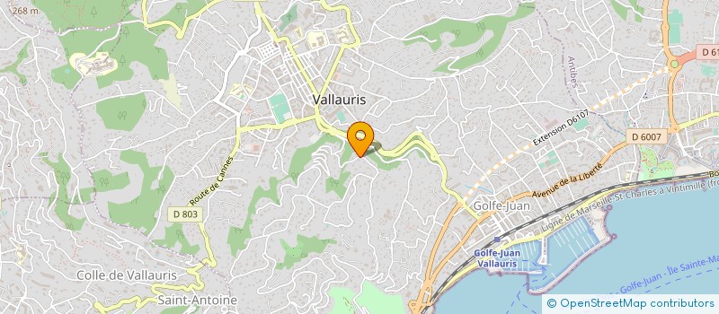 localisation de l'entreprise CONTR'UT A CHANTER  VALLAURIS