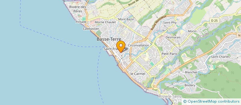 localisation de l'entreprise CONTRAC'T à BASSE-TERRE