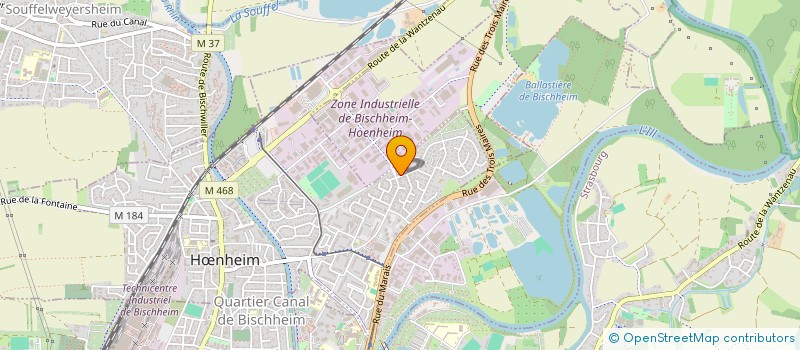 localisation de l'entreprise CONTRACT'CONSEIL  HNHEIM