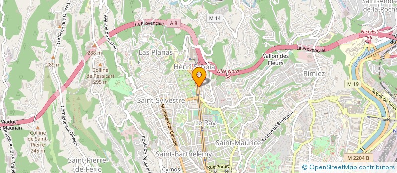 localisation de l'entreprise CONTRACT FLOORING à NICE