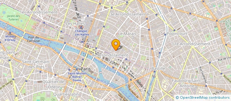 localisation de l'entreprise CONTRACT FRANCE  PARIS