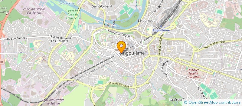 localisation de l'entreprise CONTRADICTIS à ANGOULEME