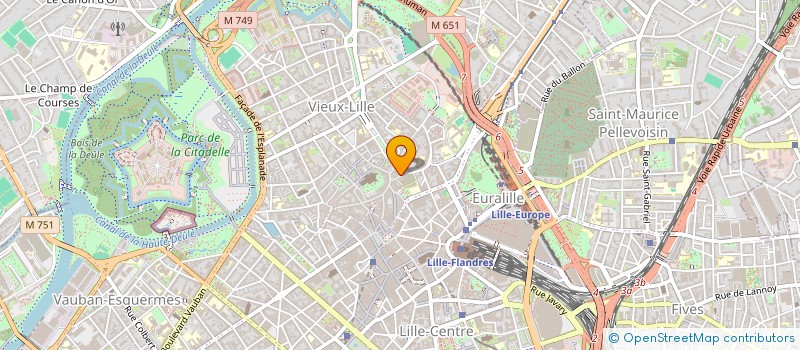 localisation de l'entreprise CONTRAILS à LILLE