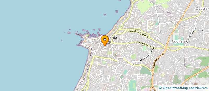 localisation de l'entreprise CONTRAIRES OPTIQUE à BIARRITZ