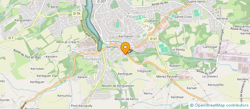 localisation de l'entreprise CONTRAST à DOUARNENEZ