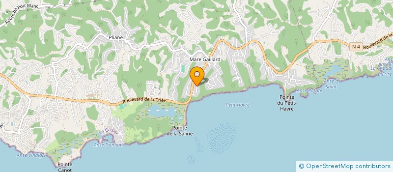 localisation de l'entreprise CONTRAST  LE GOSIER