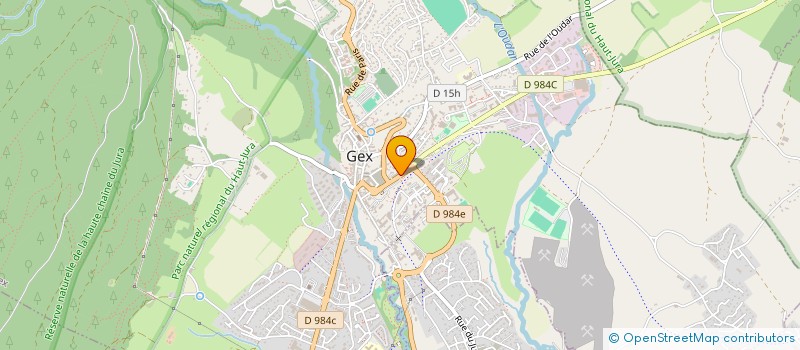 localisation de l'entreprise CONTRAST ART EVENT  GEX