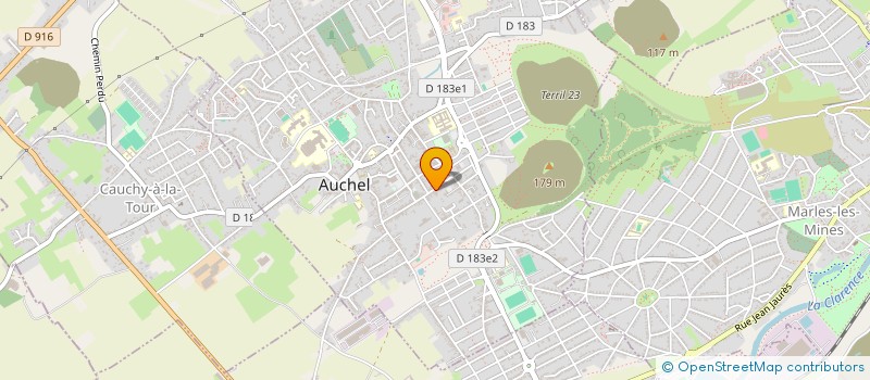 localisation de l'entreprise CONTRAST COIFFURE  AUCHEL