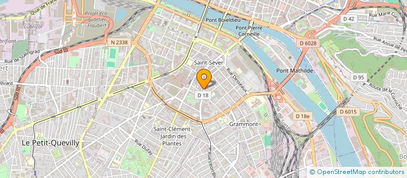 localisation de l'entreprise CONTRAST ROCK PRODUCTION  ROUEN