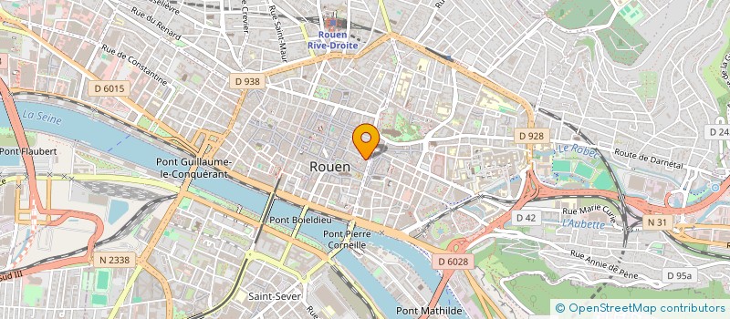 localisation de l'entreprise CONTRASTE à ROUEN