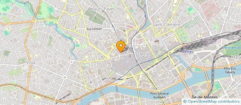 localisation de l'entreprise CONTRASTE CHAUSSEUR à NANTES