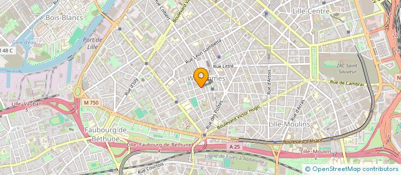 localisation de l'entreprise CONTRASTE PRODUCTION à LILLE