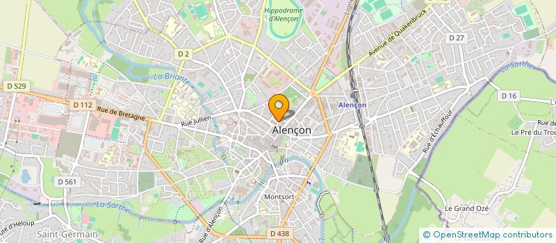localisation de l'entreprise CONTRASTE RECORDS à ALENCON