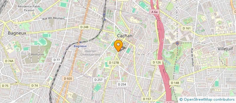 localisation de l'entreprise CONTRAT ACTION SERVICE SECURITE à CACHAN