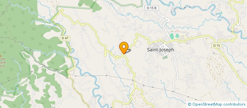 localisation de l'entreprise CONTRAT'BAT à SAINT-JOSEPH