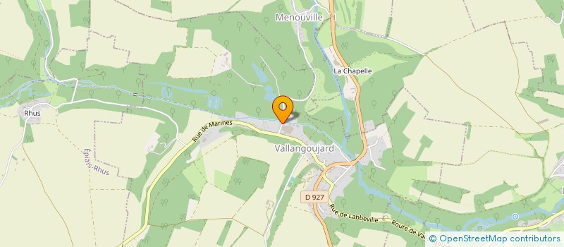 localisation de l'entreprise CONTRE CHAMP PRODUCTION  VALLANGOUJARD