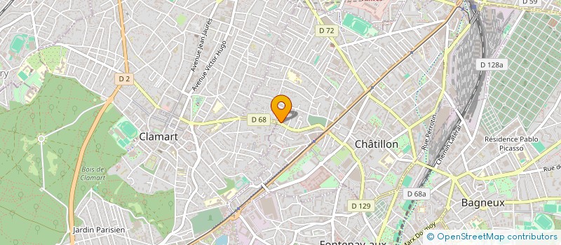 localisation de l'entreprise CONTRE-CHAMPS à CHATILLON