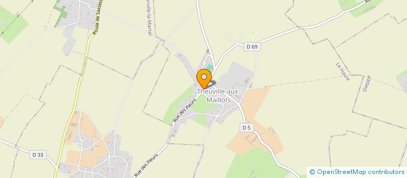 localisation de l'entreprise CONTRE-CHAMPS  THEUVILLE-AUX-MAILLOTS