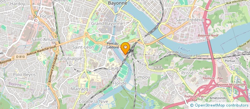 localisation de l'entreprise CONTRE-FAITS à BAYONNE