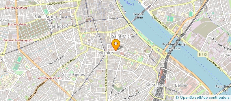 localisation de l'entreprise CONTRE JOUR  BORDEAUX