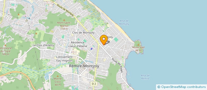 localisation de l'entreprise CONTRE-JOUR  REMIRE MONTJOLY