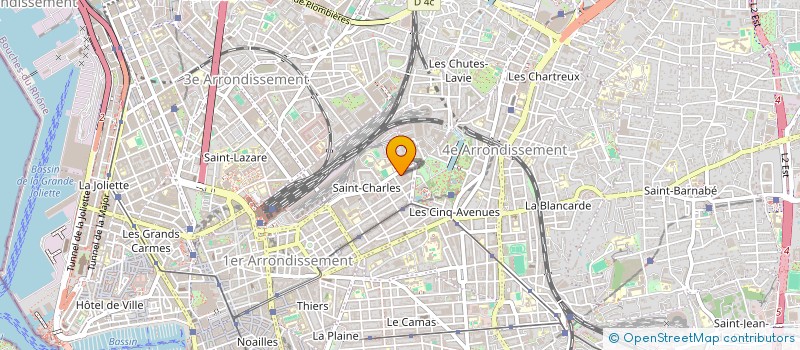 localisation de l'entreprise CONTRE JOURS  MARSEILLE