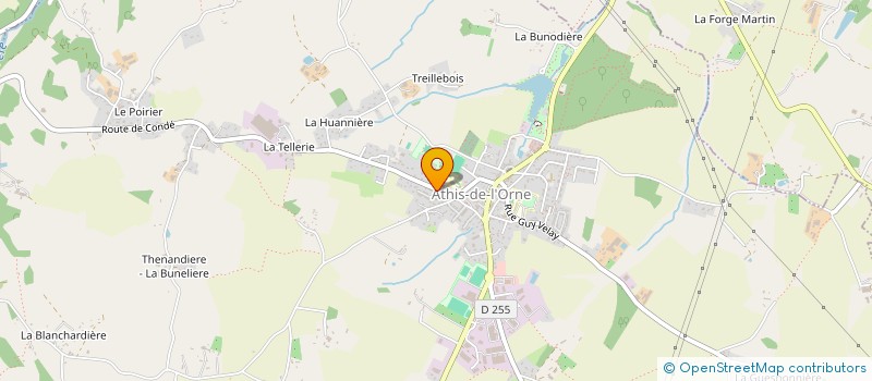localisation de l'entreprise CONTRE LE CANCER J'Y VAIS à ATHIS-VAL DE ROUVRE