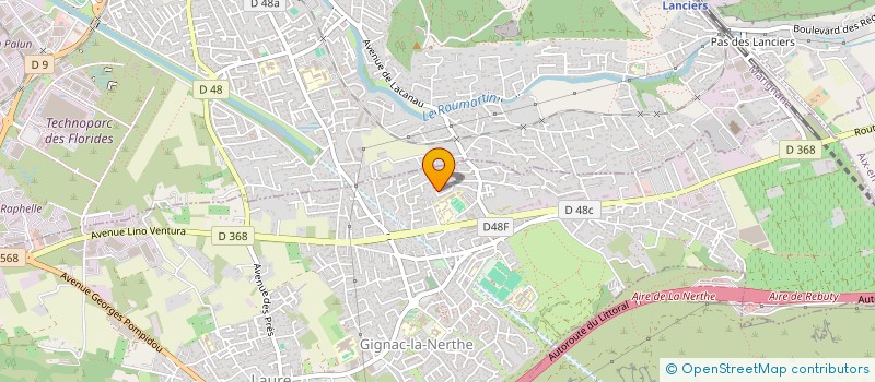 localisation de l'entreprise CONTRE LES NUISANCES SONORES AERIENNES DE L'AEROPORT MARSEILLE-PROVENCE à GIGNAC-LA-NERTHE