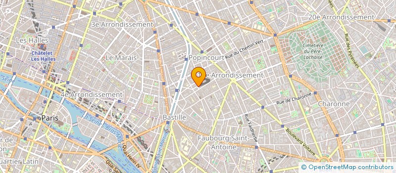 localisation de l'entreprise CONTRE-PIED  PARIS