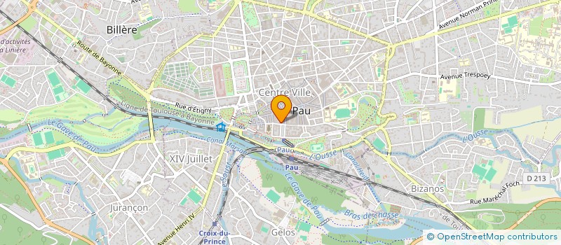 localisation de l'entreprise CONTRE SENS à PAU