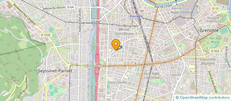 localisation de l'entreprise CONTRE TEMPS à GRENOBLE