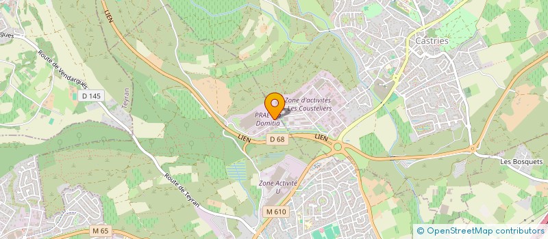 localisation de l'entreprise CONTRE VENTS ET MAREES à VENDARGUES