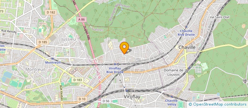 localisation de l'entreprise CONTREBASSE  SAINT-CYR-L'ECOLE