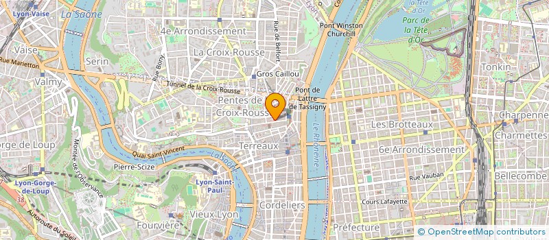 localisation de l'entreprise CONTRECHAMP A à LYON