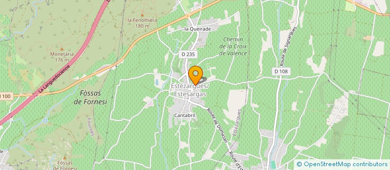 localisation de l'entreprise CONTREE CLUB ESTEZARGUES  ESTEZARGUES